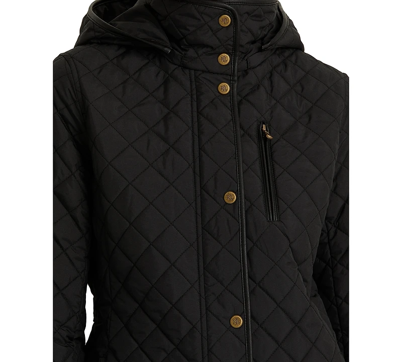 Lauren Ralph Lauren Women's Quilted Coat, Created for Macy's