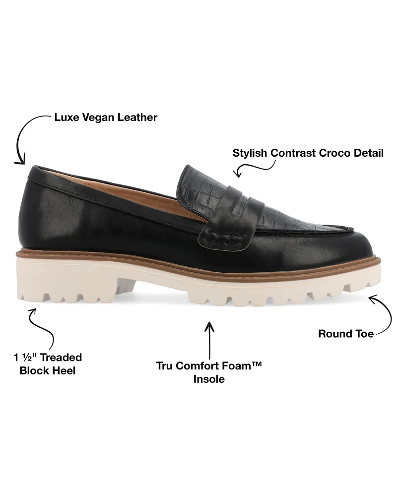 Journee Collection Women's Kenly Slip-On Loafers