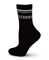 Lechery Women's Varsity Striped Crew Socks