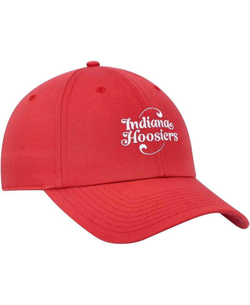 Men's adidas Crimson Indiana Hoosiers Slouch Adjustable Hat