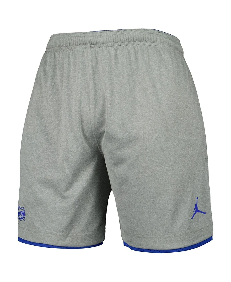 Men's Jordan Royal, Gray Florida Gators Reversible Performance Shorts