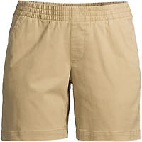 Lands' End Petite Pull On 7" Chino Shorts