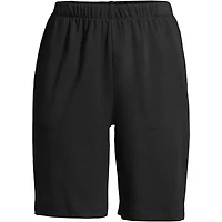 Lands' End Petite Sport Knit High Rise Elastic Waist Shorts