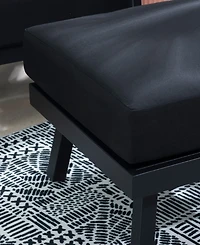 Linon Home Decor Acadian Outdoor Ottoman