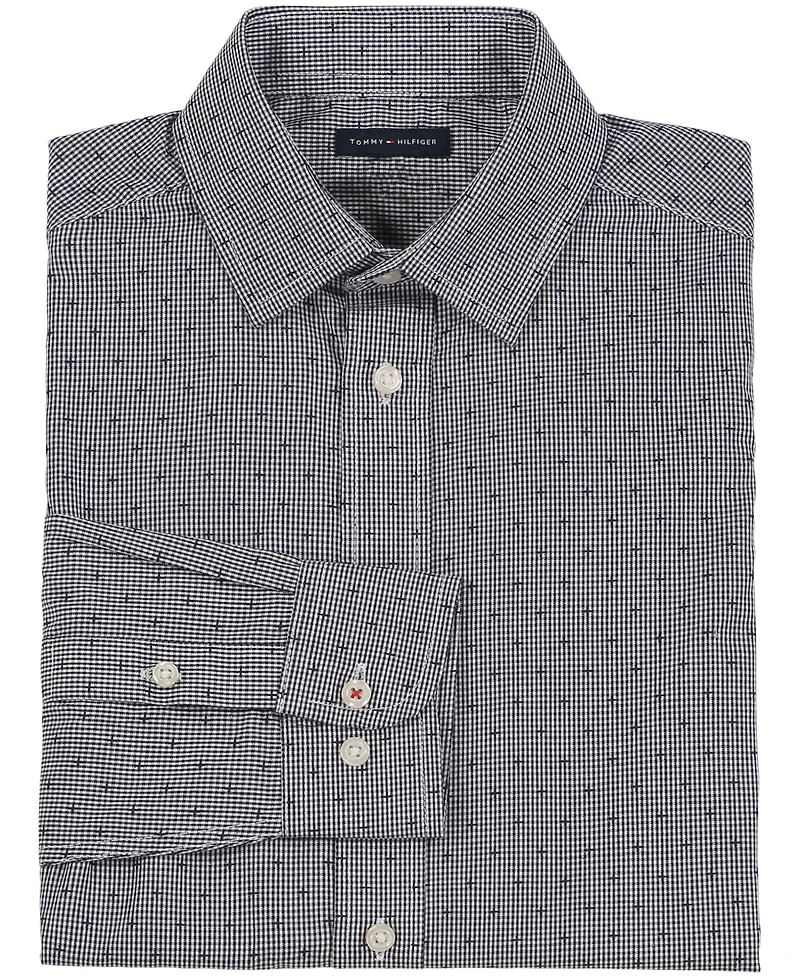 Tommy Hilfiger Long-Sleeve Button-Up Shirt, Big Boys