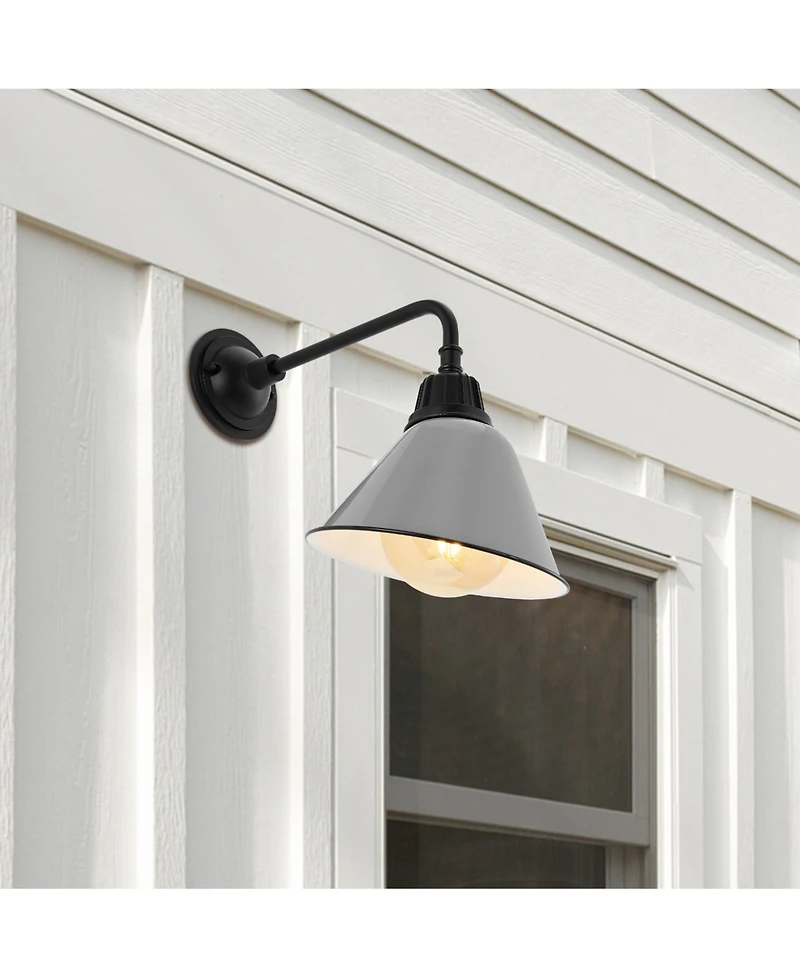 Croydon 9.63" 1-Light Farmhouse Industrial Indoor