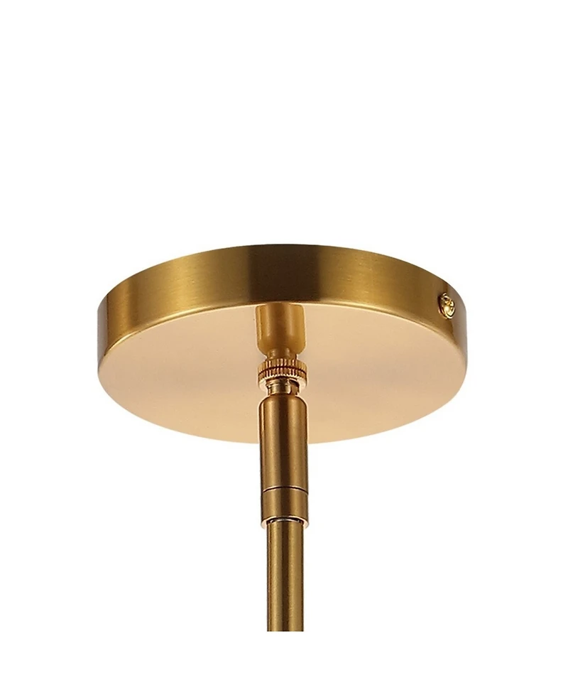 Homer 13" 1-Light Modern Industrial Iron Led Dome Pendant