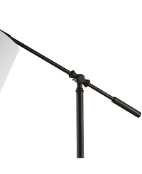 Troy 24" Classic Contemporary Iron Led Task Lamp with Usb Charging Port