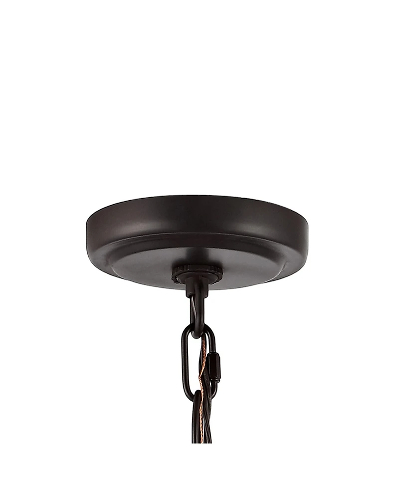 Adoria 12" 3-Light Contemporary Bohemian Iron, Acrylic Led Pendant