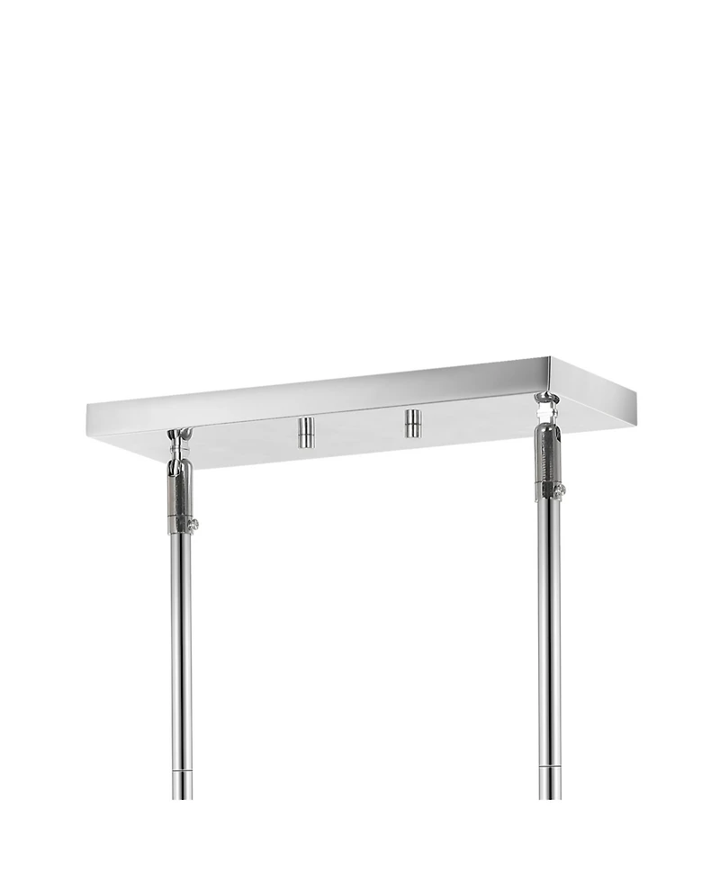 Ikon 63" 8-Light Mid-Century Modern Arm-Adjustable Iron Linear Led Pendant
