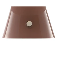 Porcini 7" Contemporary Bohemian Rechargeable, Cordless Iron Integrated Led Mushroom Table Lamp