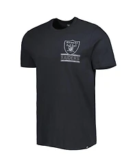 Men's '47 Brand Black Las Vegas Raiders Open Field Franklin T-shirt