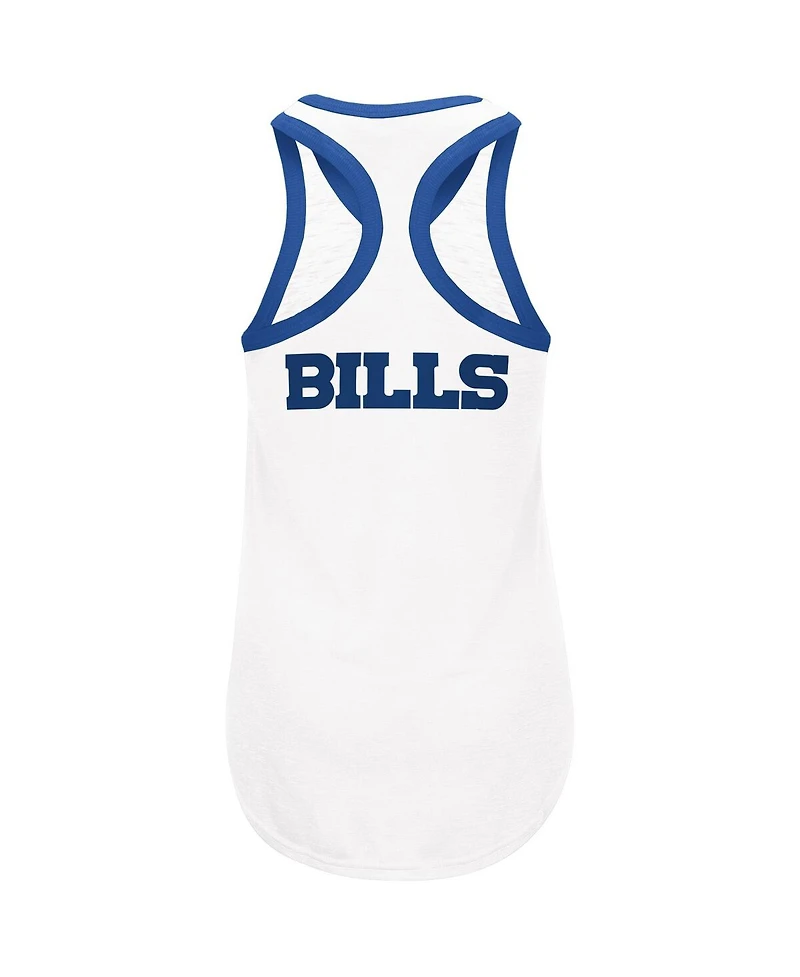 Women's G-iii 4Her by Carl Banks White Buffalo Bills Tater Tank Top