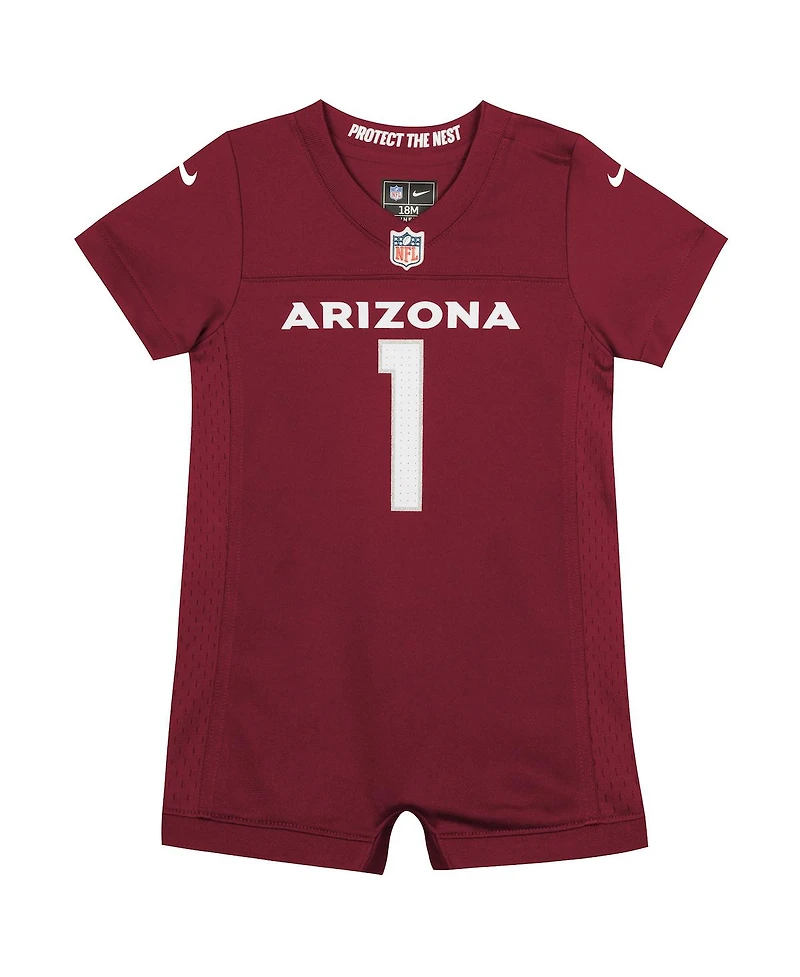 Nike Boys and Girls Newborn Infant Kyler Murray Cardinal Arizona Cardinals Game Romper Jersey