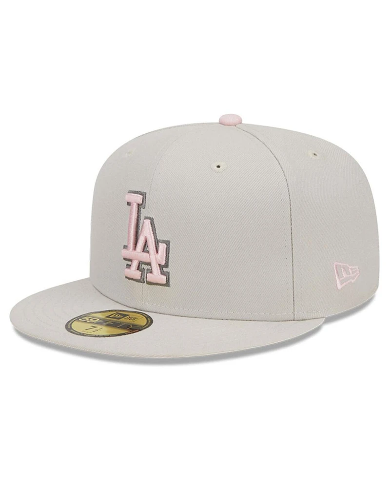 Men's New Era Khaki Los Angeles Dodgers 2023 Mother's Day On-Field 59FIFTY Fitted Hat