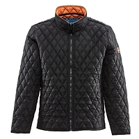 RefrigiWear Big & Tall Lightweight Diamond Quilted Jacket Versatile Fall Jacket, Warm Layered Outerwear
