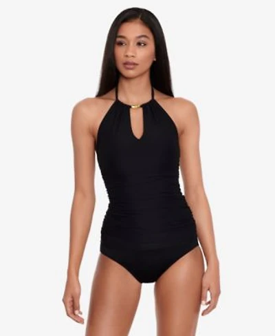 Lauren Ralph Lauren High Neck Tummy Control Tankini Bottoms