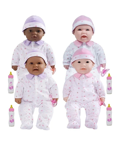 Jc Toys Loveable 16 Inch Dolls - Set of 4