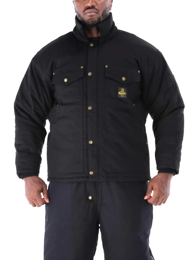 RefrigiWear Men's ComfortGuard Utility Jacket - -10°F Comfort, Insulated, Water-Repellent, Durable, Lightweight Workwear for Cold Weather
