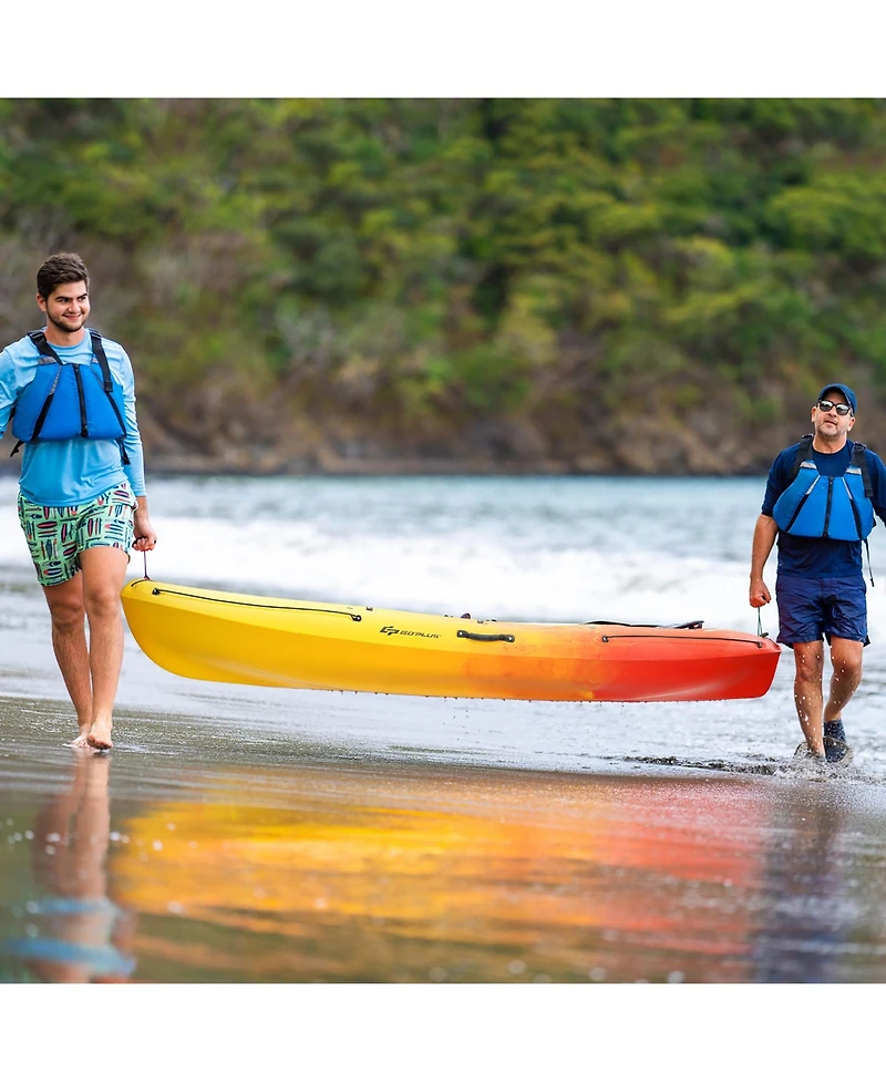 Costway Single Sit-on-Top Kayak 0ne Person Kayak Boat