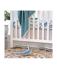 Crane Baby Baby Boys Cotton Ocean Caspian Crib Sheet
