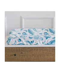 Crane Baby Boys Cotton Watercolor Caspian Change Pad Cover