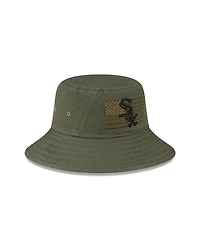 Men's New Era Green Chicago White Sox 2023 Armed Forces Day Bucket Hat