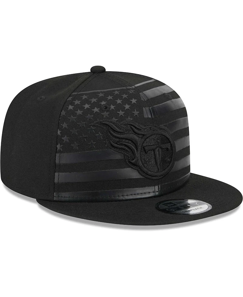 Men's New Era Black Tennessee Titans Independent 9FIFTY Snapback Hat