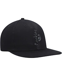 Men's Cookies Black Searchlight Snapback Hat