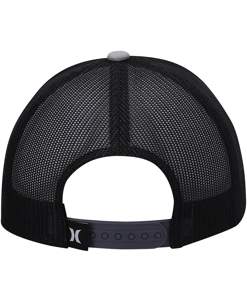 Men's Hurley Gray Seacliff Trucker Snapback Hat
