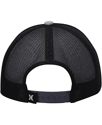Men's Hurley Gray Seacliff Trucker Snapback Hat