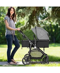 Costway Baby 2 In1 Foldable Stroller Travel Newborn