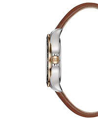 Certina Men's Swiss Automatic Ds-8 Brown Leather Strap Watch 41mm