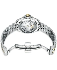 Certina Women's Swiss Automatic Ds Action Diamond Accent Two-Tone Stainless Steel Bracelet Watch 35mm