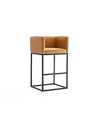 Manhattan Comfort Embassy Leatherette Upholstered Counter Stool