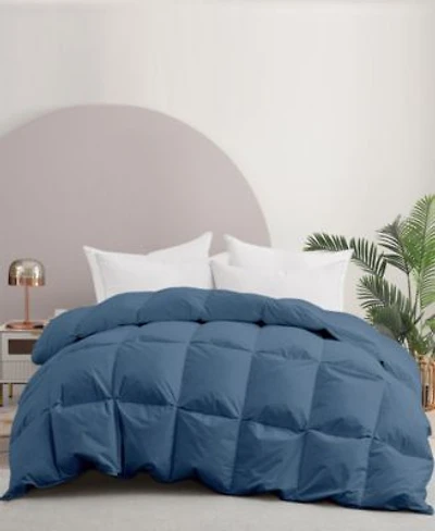 Unikome Cotton Fabric Baffled Box All Season Colored Goose Feather Down Comforter