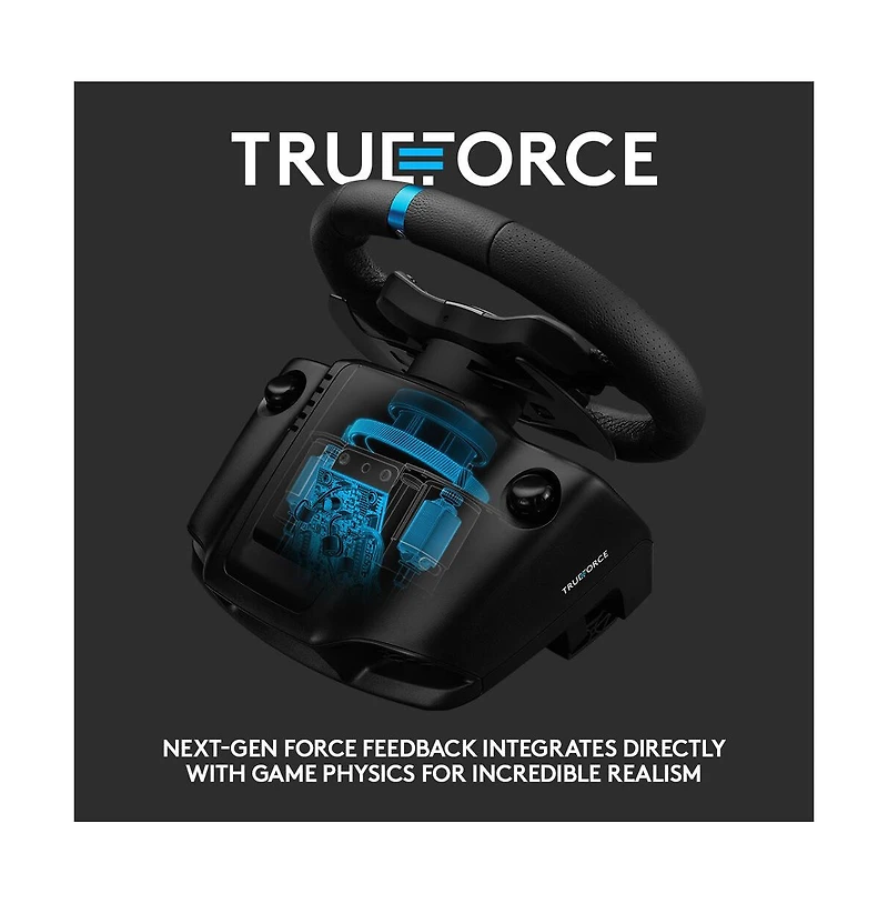 G923 Trueforce Sim Racing Wheel and Pedals for Pc, PS4, and PS5