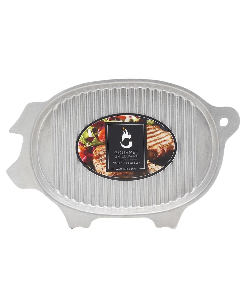 Wilton Armetale Gourmet Grillware Pig Griller