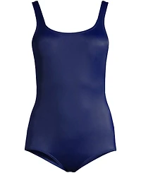 Lands' End Plus Tummy Control Chlorine Resistant Soft Cup Tugless One Piece Swimsuit