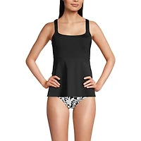 Lands' End Women's Dd-Cup Adjustable Scoop Neck Flutter Tankini Top