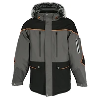 RefrigiWear Men's PolarForce Parka Insulated Winter Jacket, -40°F Comfort Rating, Water-Repellent & Wind-Tight