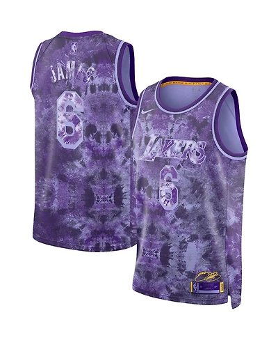Men's and Women's Nike LeBron James Purple Los Angeles Lakers Select Series Swingman Jersey