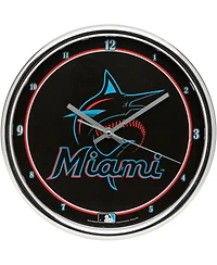 Wincraft Miami Marlins Chrome Wall Clock