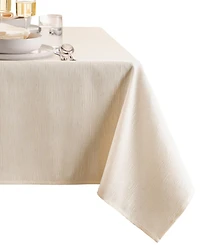 Continental Solid Texture Water and Stain Resistant Tablecloth