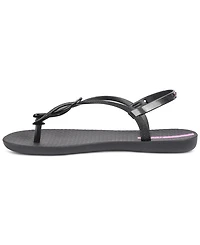 Ipanema Women's Trendy T-strap Flat Sandals