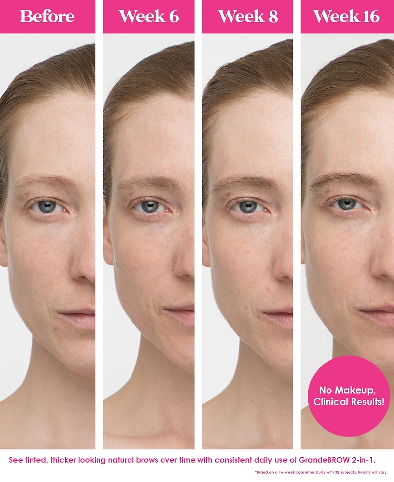 Grande Cosmetics GrandeBROW 2-In-1 Tinted Brow Gel + Enhancing Serum