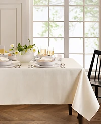Continental Solid Texture Water and Stain Resistant Tablecloth
