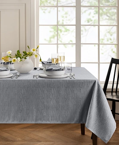 Continental Solid Texture Water and Stain Resistant Tablecloth, 52" x 70"