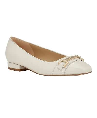 Calvin Klein Women's Crystil Tailored Ballet Flat 