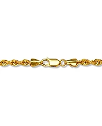 Sparkle Rope Link 22" Chain Necklace (3-5/8mm) in 14k Gold